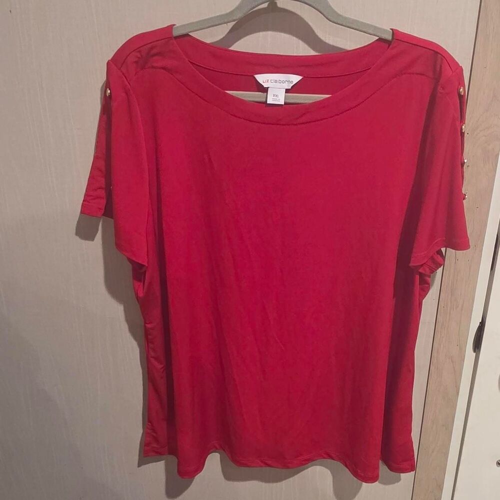 Liz-claiborne Women's Red Blouse